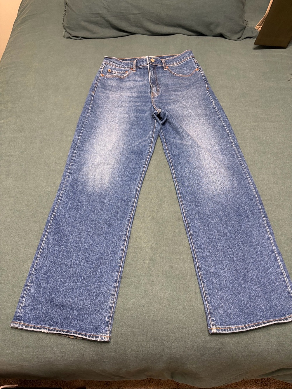 Daze Blue Wide-Leg baggy Women's Jeans